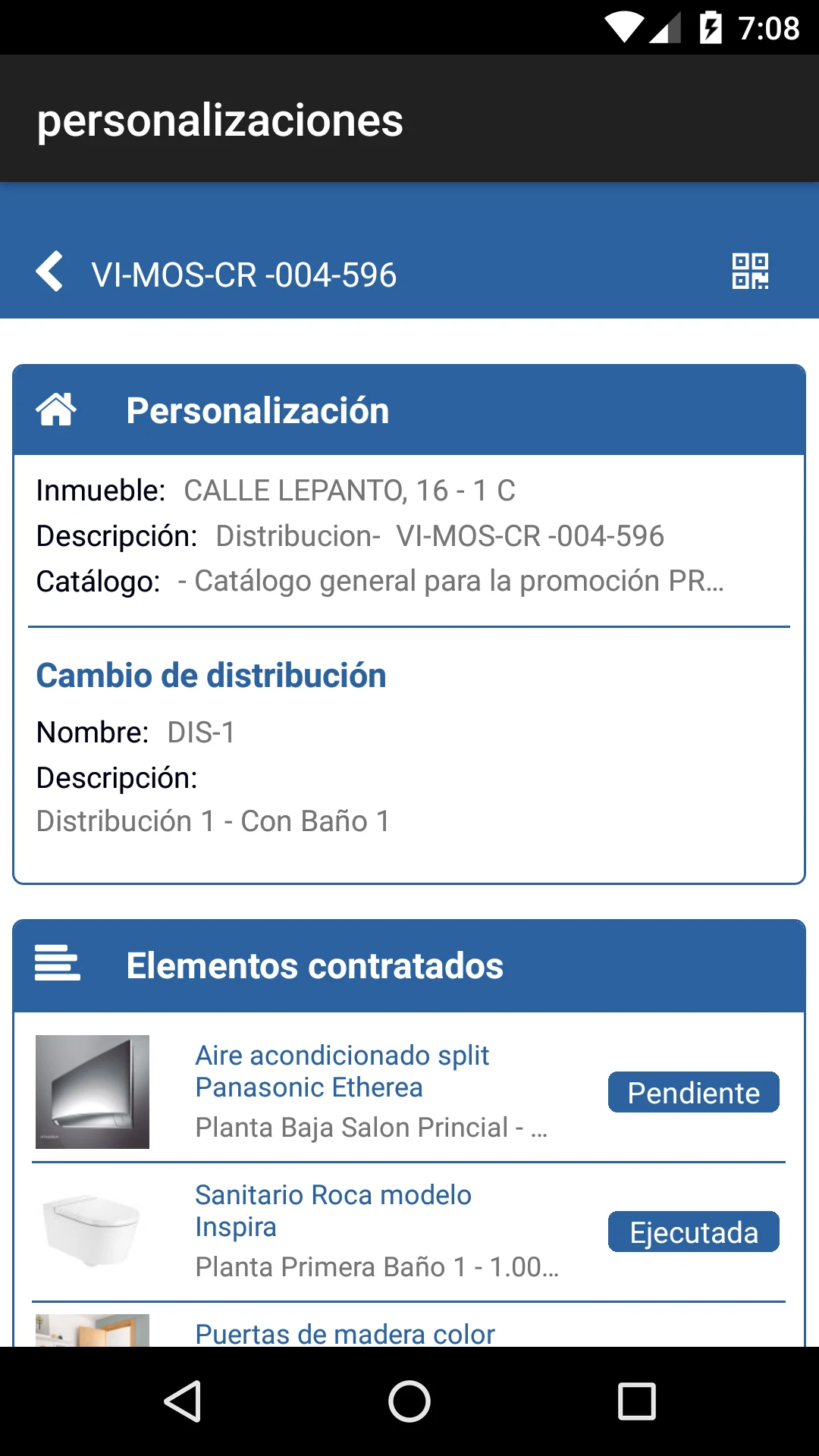 Personalizaciones screenshot
